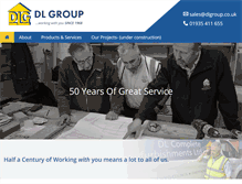 Tablet Screenshot of dlgroup.co.uk